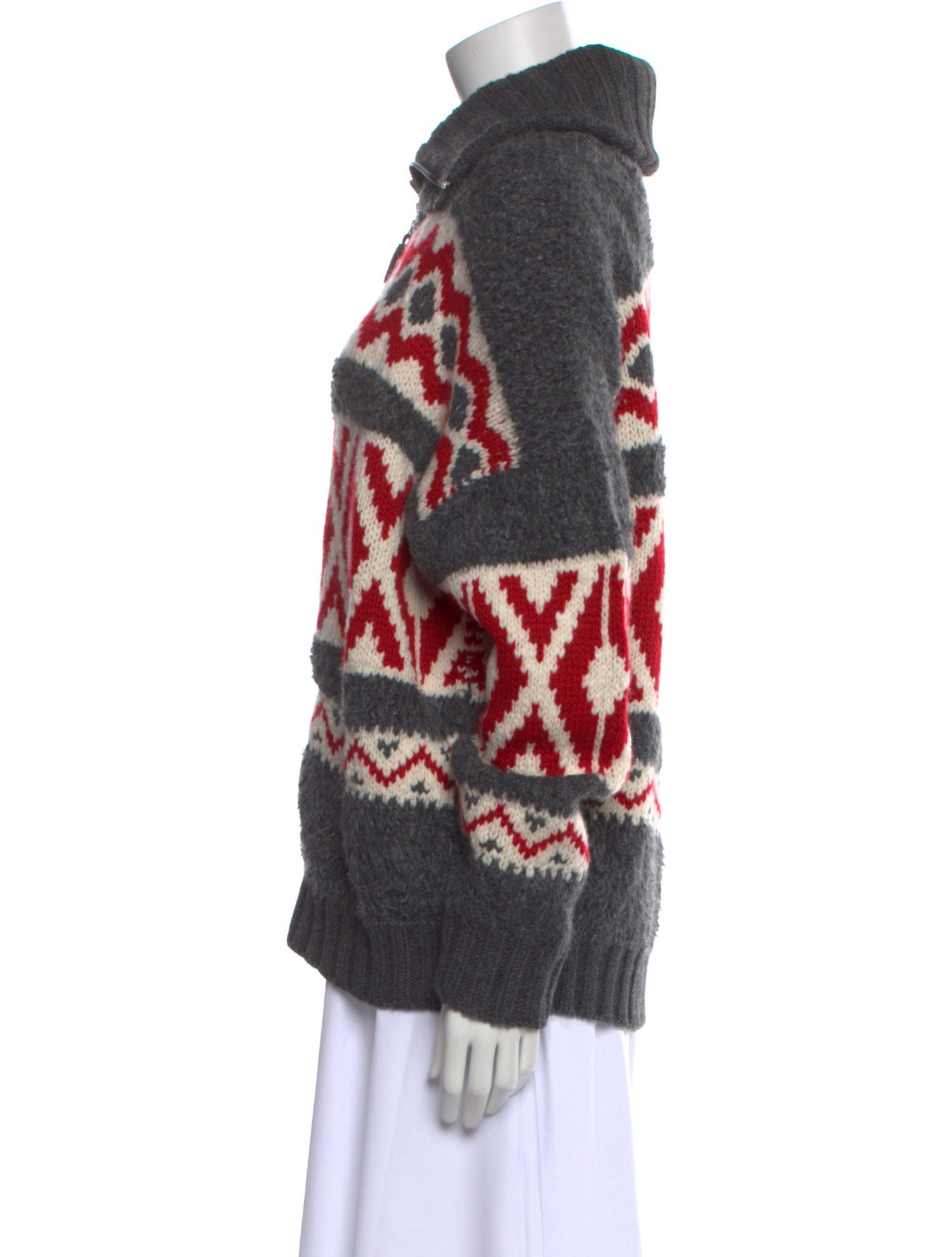 Brunello Cucinelli Cashmere Patterned Sweater