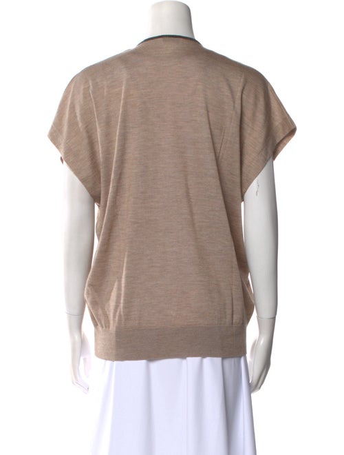 Brunello Cucinelli Cashmere Scoop Neck T-Shirt