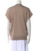 Brunello Cucinelli Cashmere Scoop Neck T-Shirt