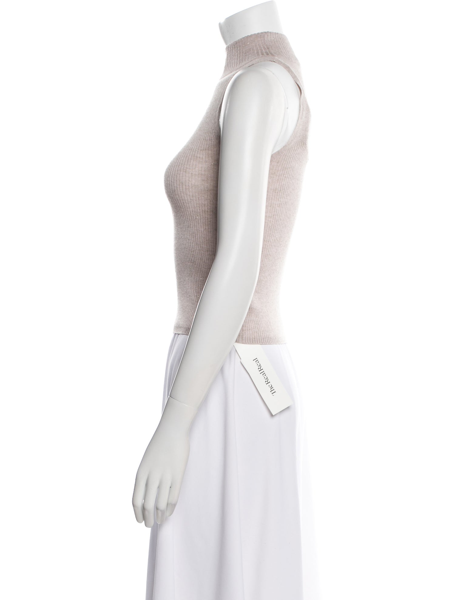 Brunello Cucinelli Turtleneck Sleeveless Top