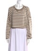 Brunello Cucinelli Striped Scoop Neck Sweater