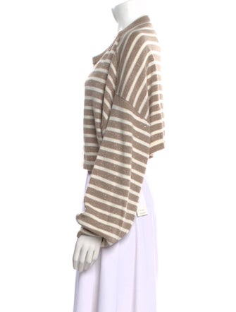 Brunello Cucinelli Striped Scoop Neck Sweater