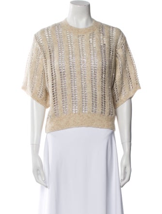 Brunello Cucinelli Wool Crew Neck Sweater