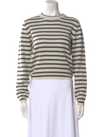Brunello Cucinelli Striped Crew Neck Sweater
