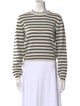 Brunello Cucinelli Striped Crew Neck Sweater