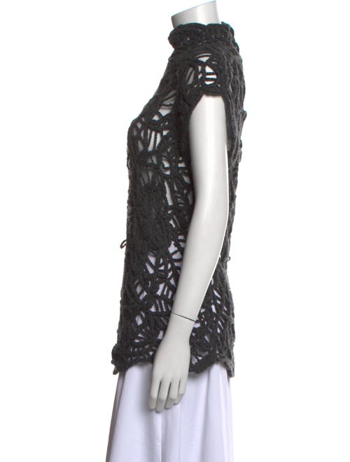 Brunello Cucinelli Cashmere Patterned Top