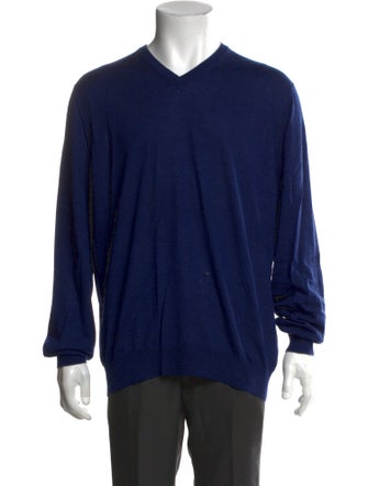Brunello Cucinelli Wool V-Neck Pullover