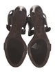Brunello Cucinelli Leather Crystal Embellishments Sandals