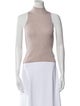 Brunello Cucinelli Mock Neck Sleeveless Crop Top