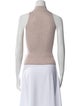 Brunello Cucinelli Mock Neck Sleeveless Crop Top