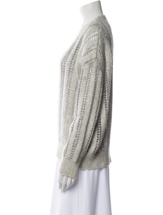 Brunello Cucinelli Wool Striped Sweater