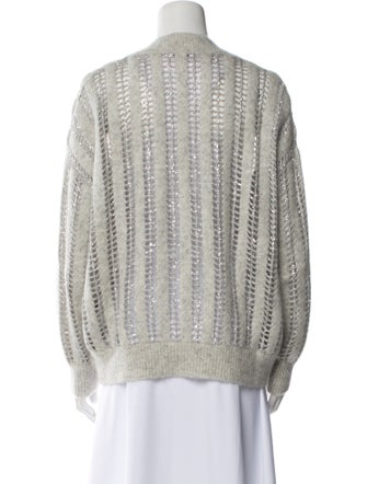 Brunello Cucinelli Wool Striped Sweater