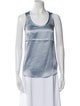 Brunello Cucinelli Silk Scoop Neck Top