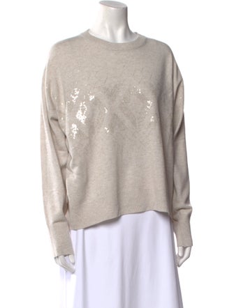 Brunello Cucinelli Virgin Wool Crew Neck Sweater