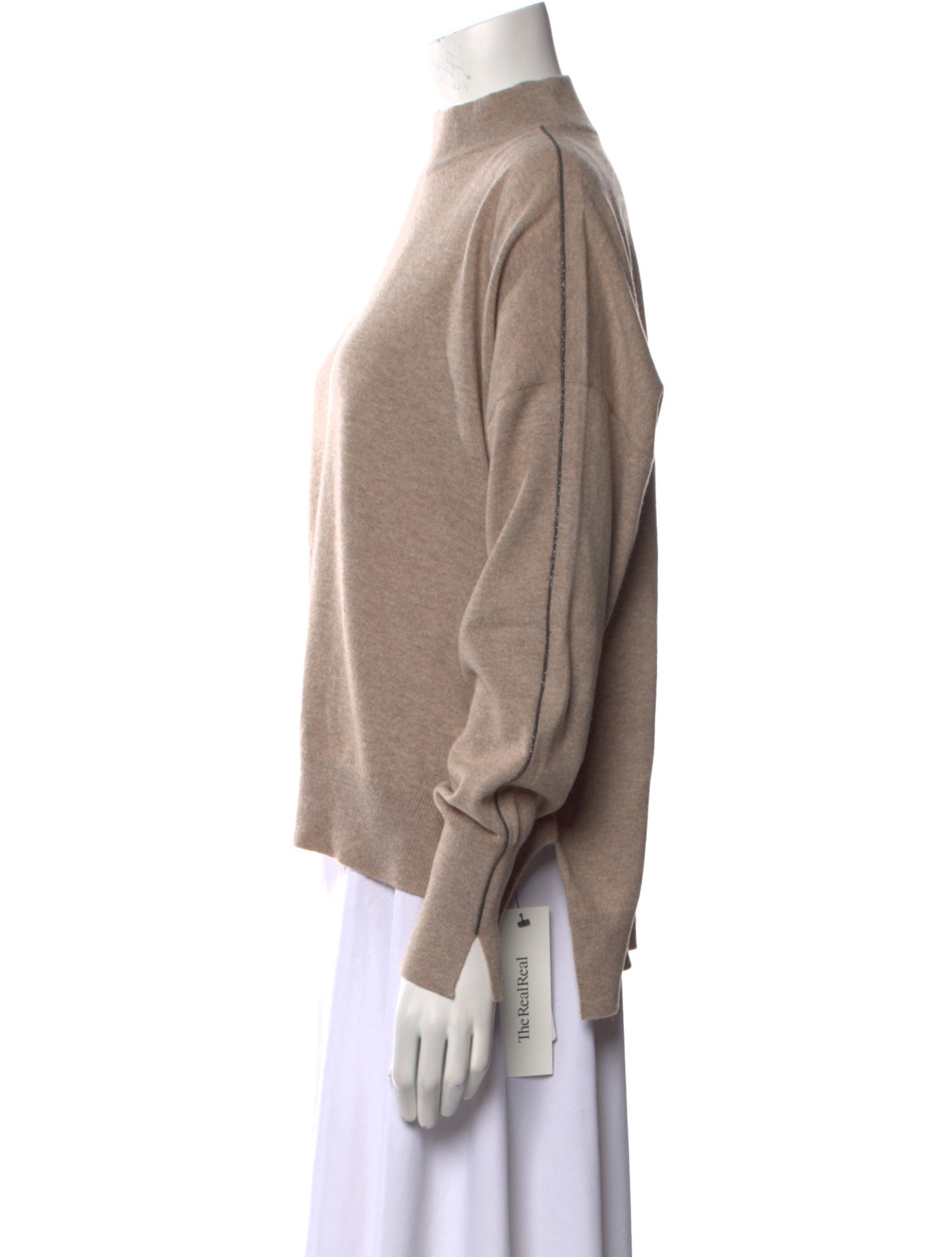 Brunello Cucinelli Cashmere Mock Neck Sweater w/ Tags