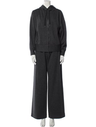 Brunello Cucinelli Virgin Wool Striped Lounge Set