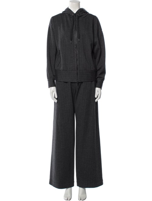 Brunello Cucinelli Virgin Wool Striped Lounge Set