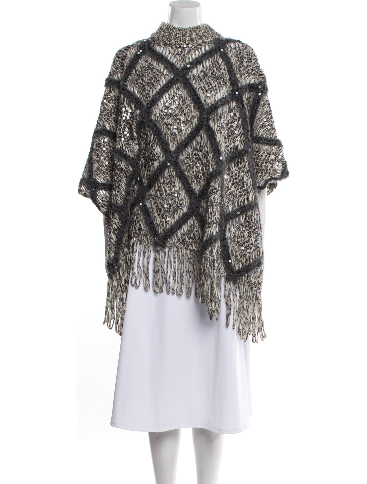 Brunello Cucinelli Wool Printed Sweater w/ Tags