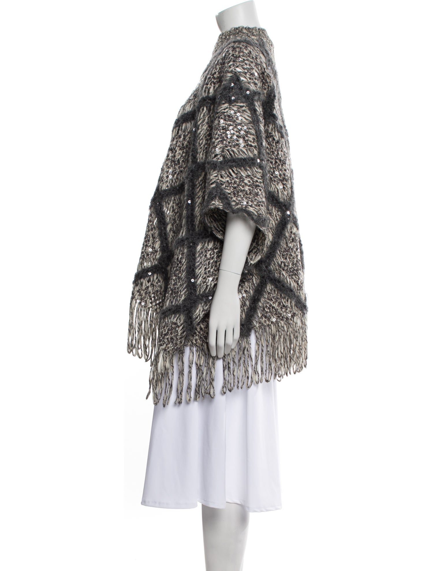 Brunello Cucinelli Wool Printed Sweater w/ Tags