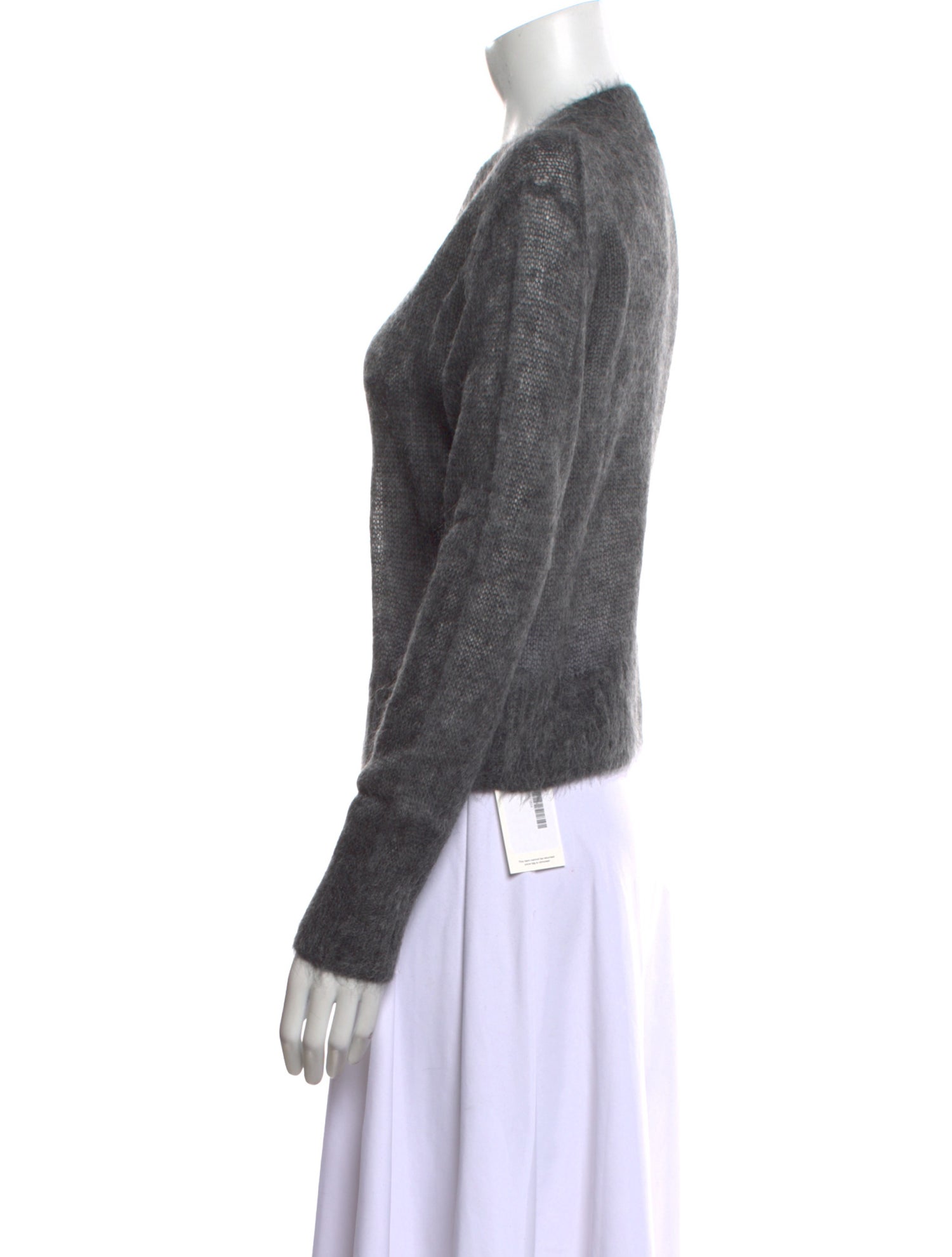 Brunello Cucinelli Mohair V-Neck Sweater w/ Tags
