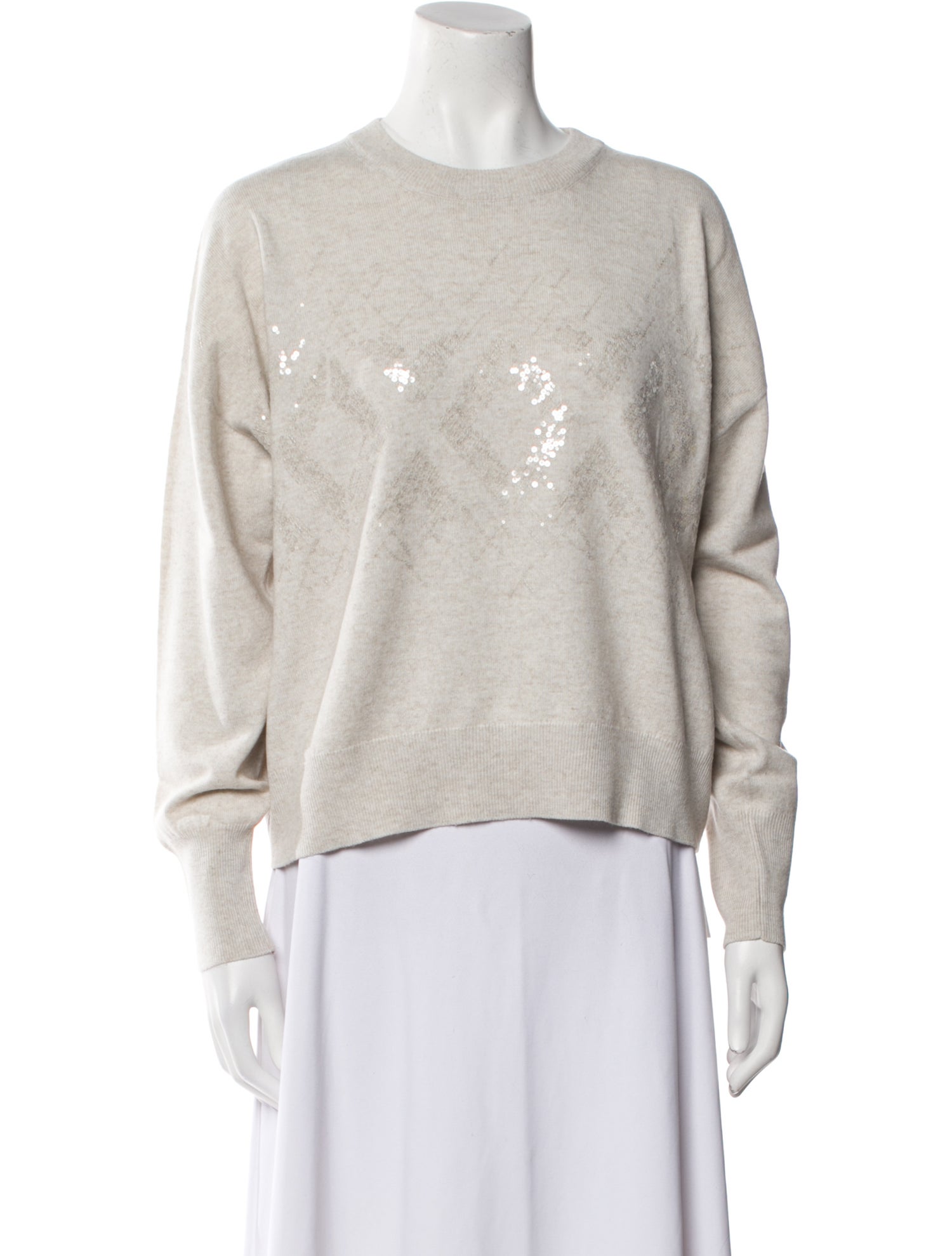 Brunello Cucinelli Virgin Wool Crew Neck Sweater w/ Tags