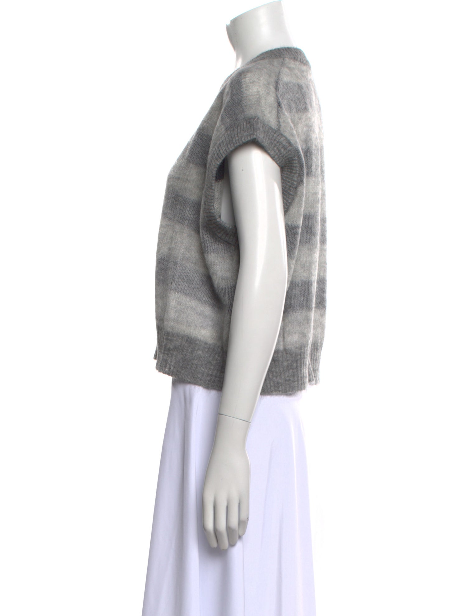 Brunello Cucinelli Mohair Striped Sweater w/ Tags