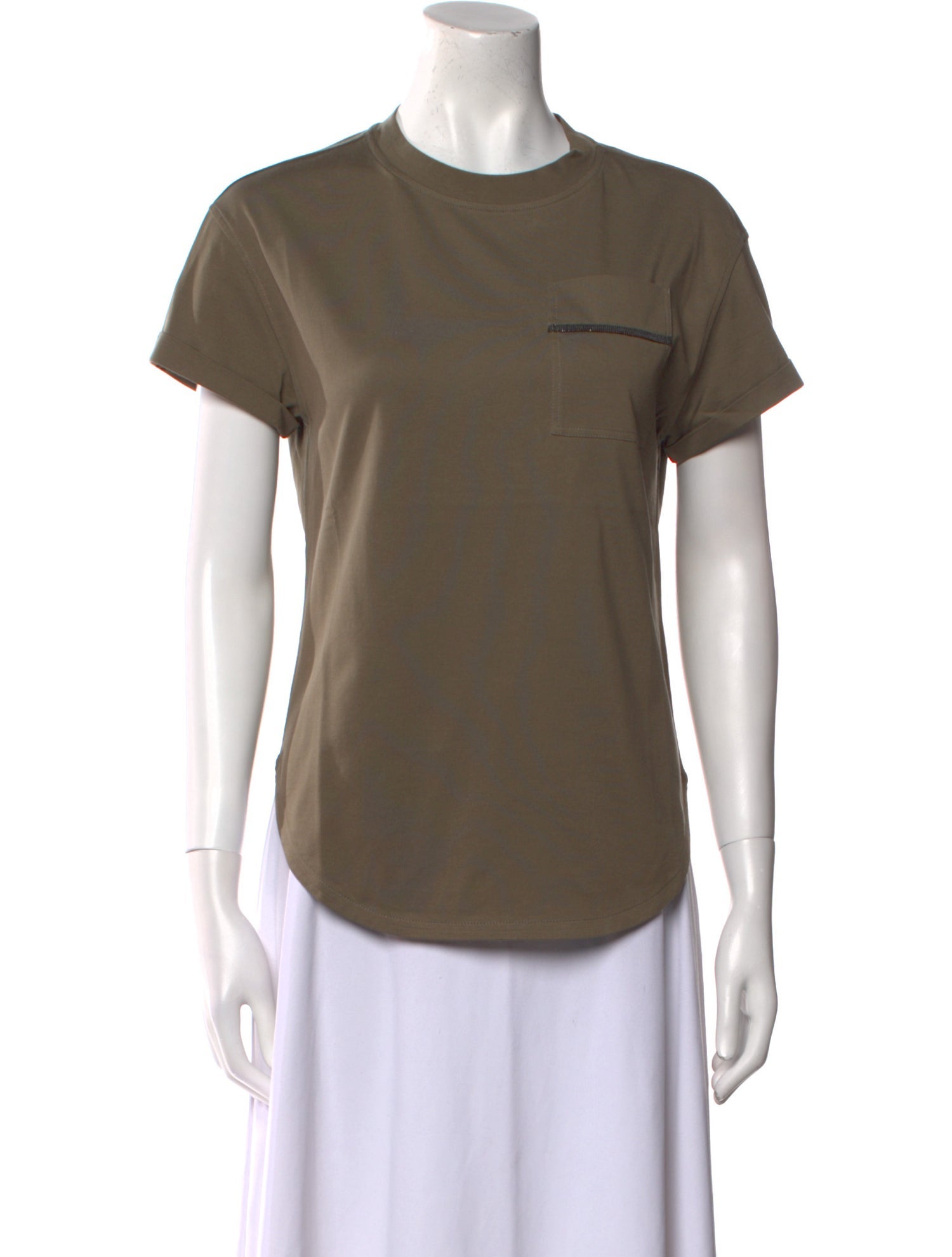 Brunello Cucinelli Crew Neck Short Sleeve T-Shirt w/ Tags