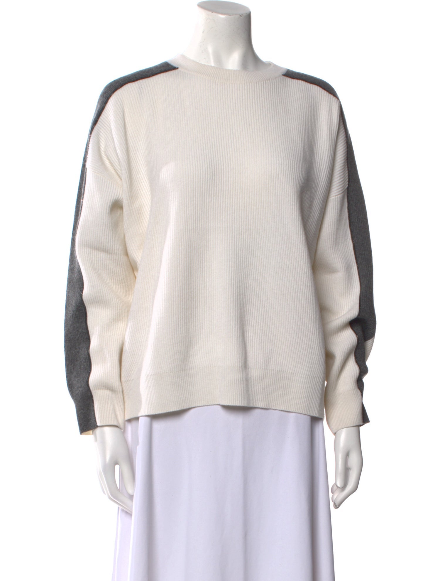 Brunello Cucinelli Virgin Wool Bateau Neckline Sweater w/ Tags