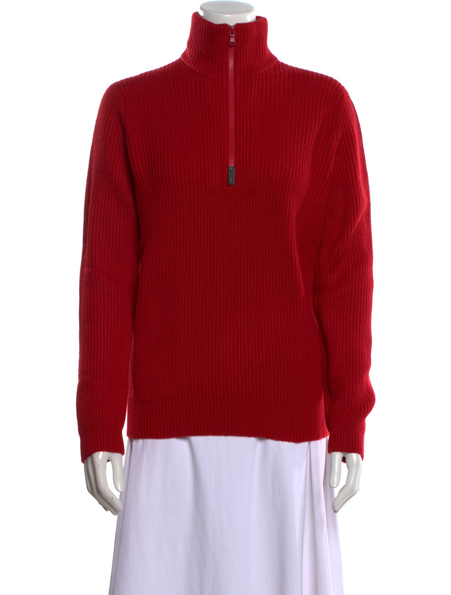 Brunello Cucinelli Baby Cashmere Mock Neck Sweater