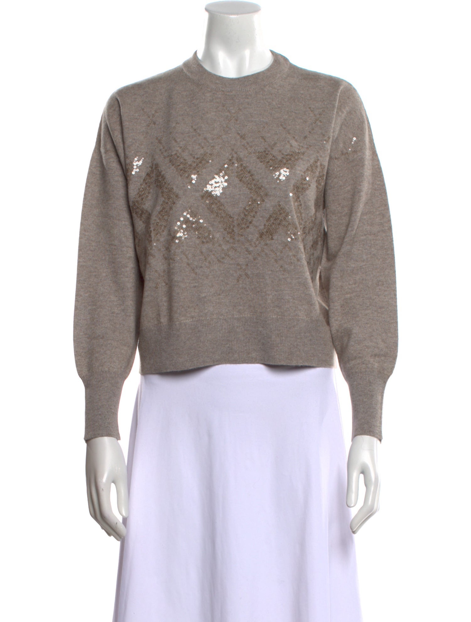 Brunello Cucinelli Virgin Wool Crew Neck Sweater w/ Tags