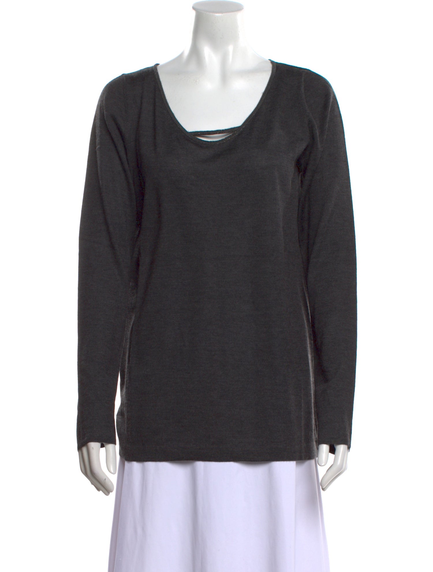 Brunello Cucinelli Cashmere Scoop Neck Sweater w/ Tags