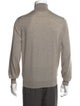 Brunello Cucinelli Wool Mock Neck Cardigan