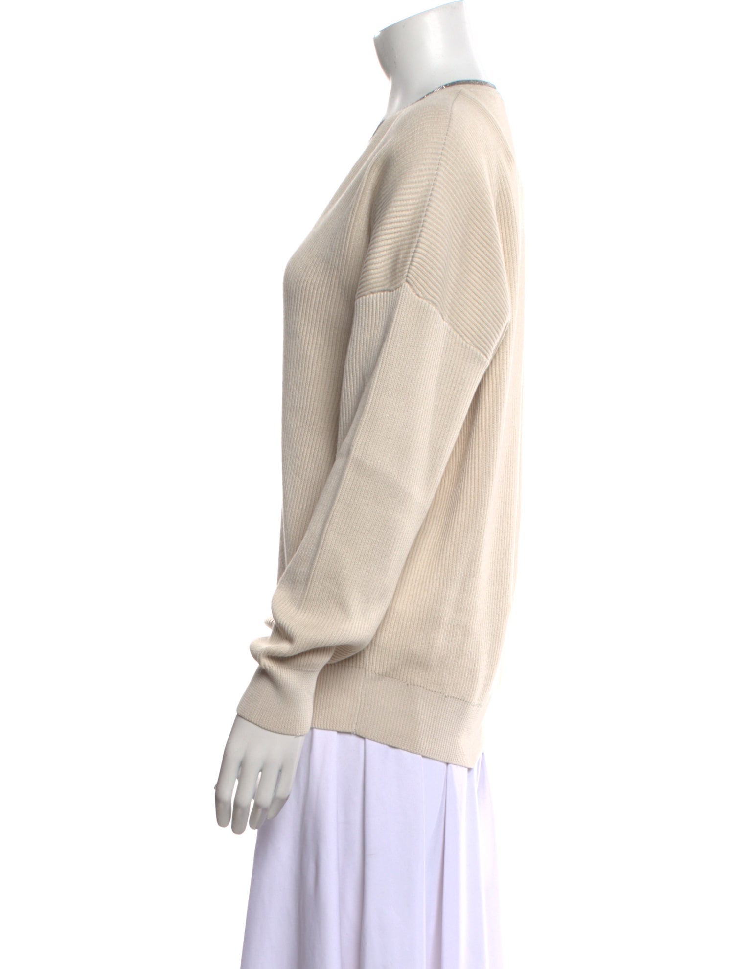 Brunello Cucinelli V-Neck Sweater w/ Tags