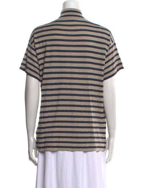 Brunello Cucinelli Cashmere Striped T-Shirt