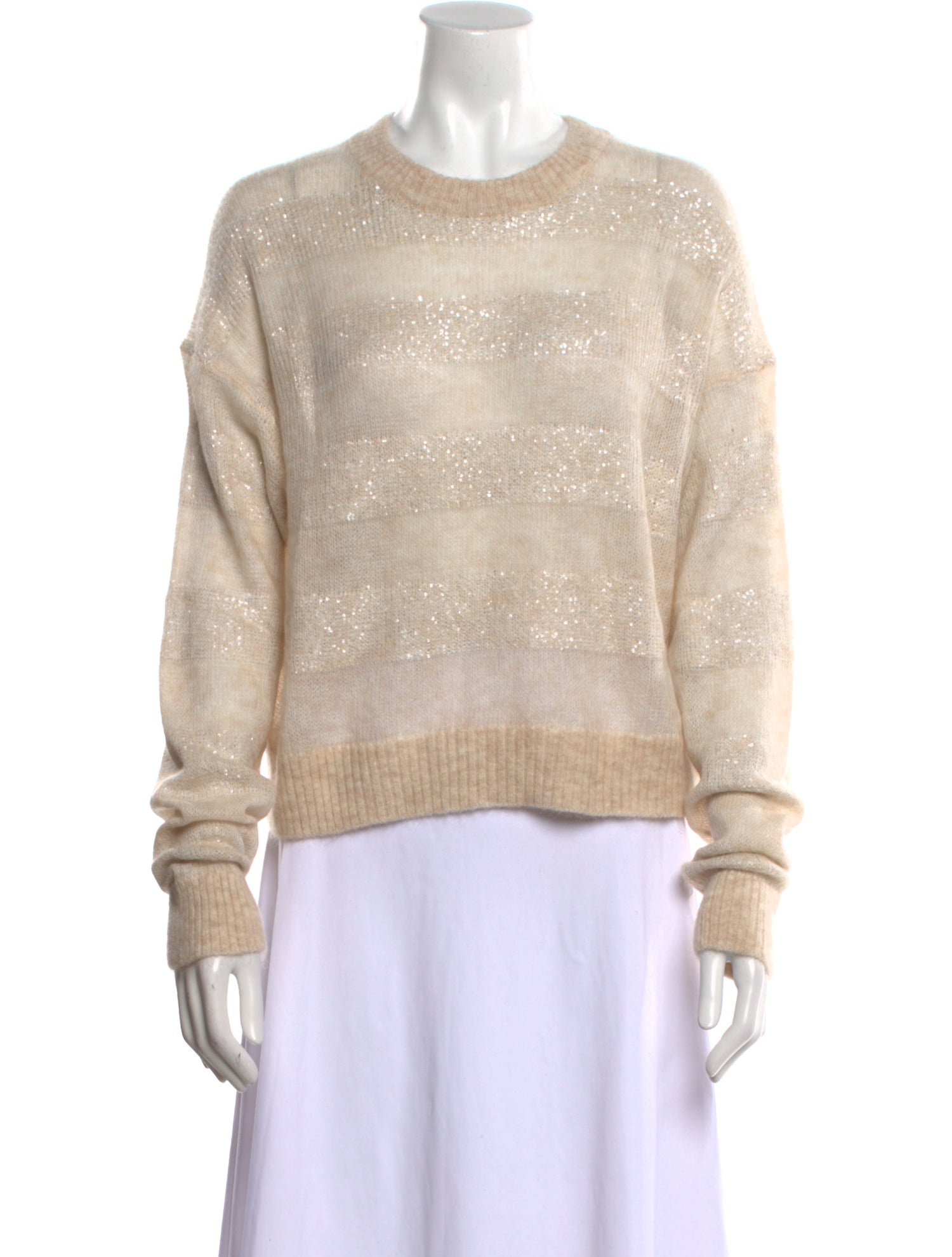 Brunello Cucinelli Mohair Crew Neck Sweater w/ Tags