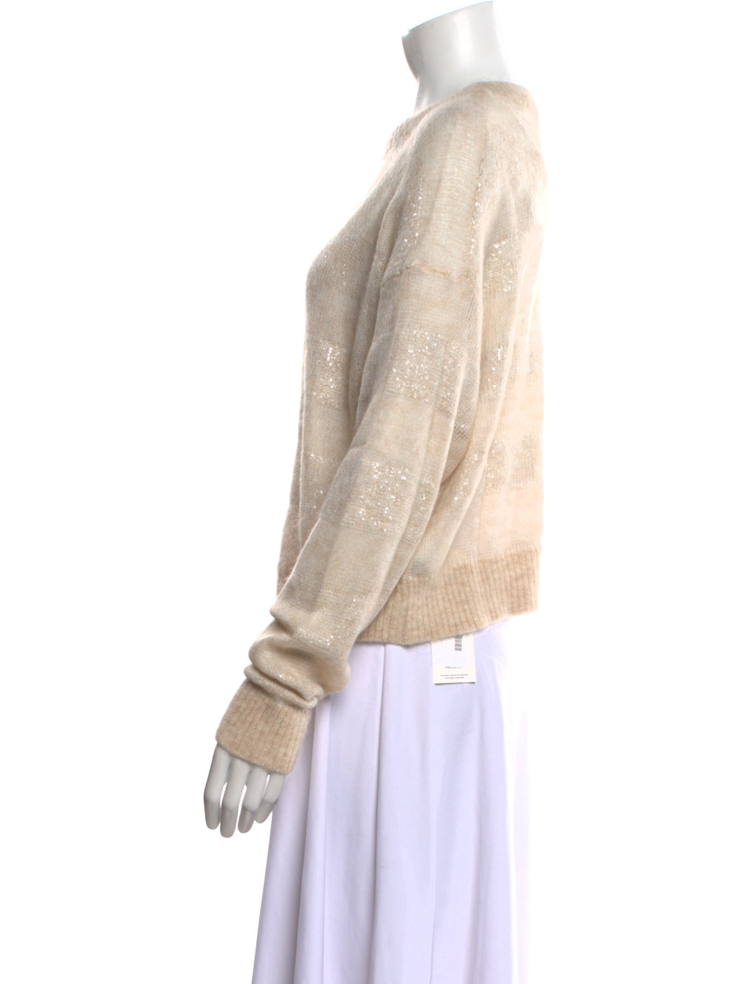 Brunello Cucinelli Mohair Crew Neck Sweater w/ Tags