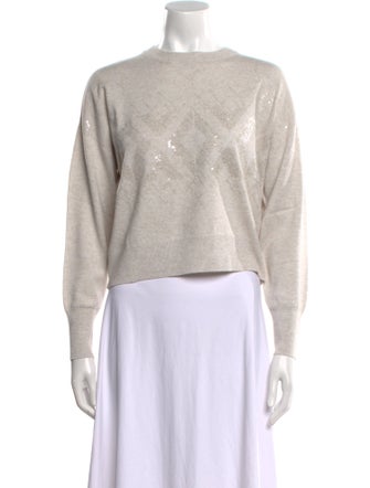 Brunello Cucinelli Wool Crew Neck Sweater