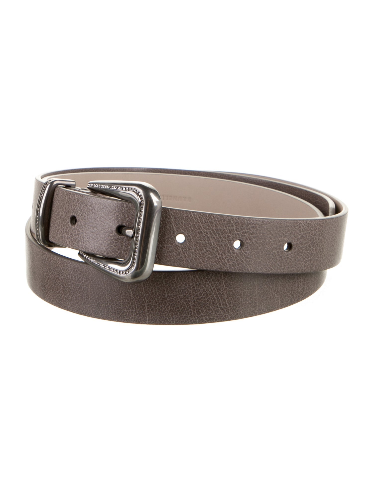 Brunello Cucinelli Skinny Leather Belt