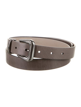 Brunello Cucinelli Skinny Leather Belt