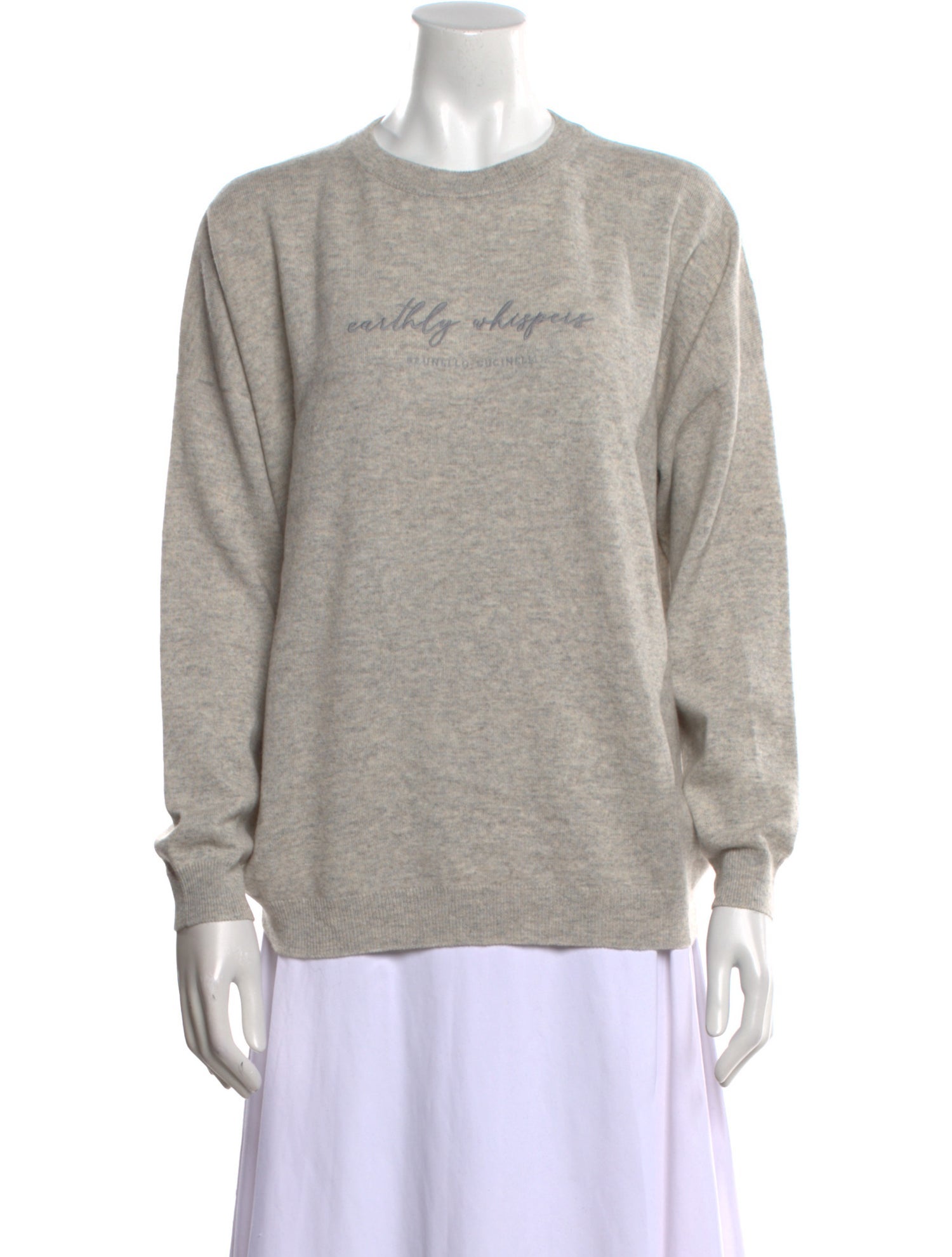 Brunello Cucinelli Virgin Wool Graphic Print Sweater w/ Tags