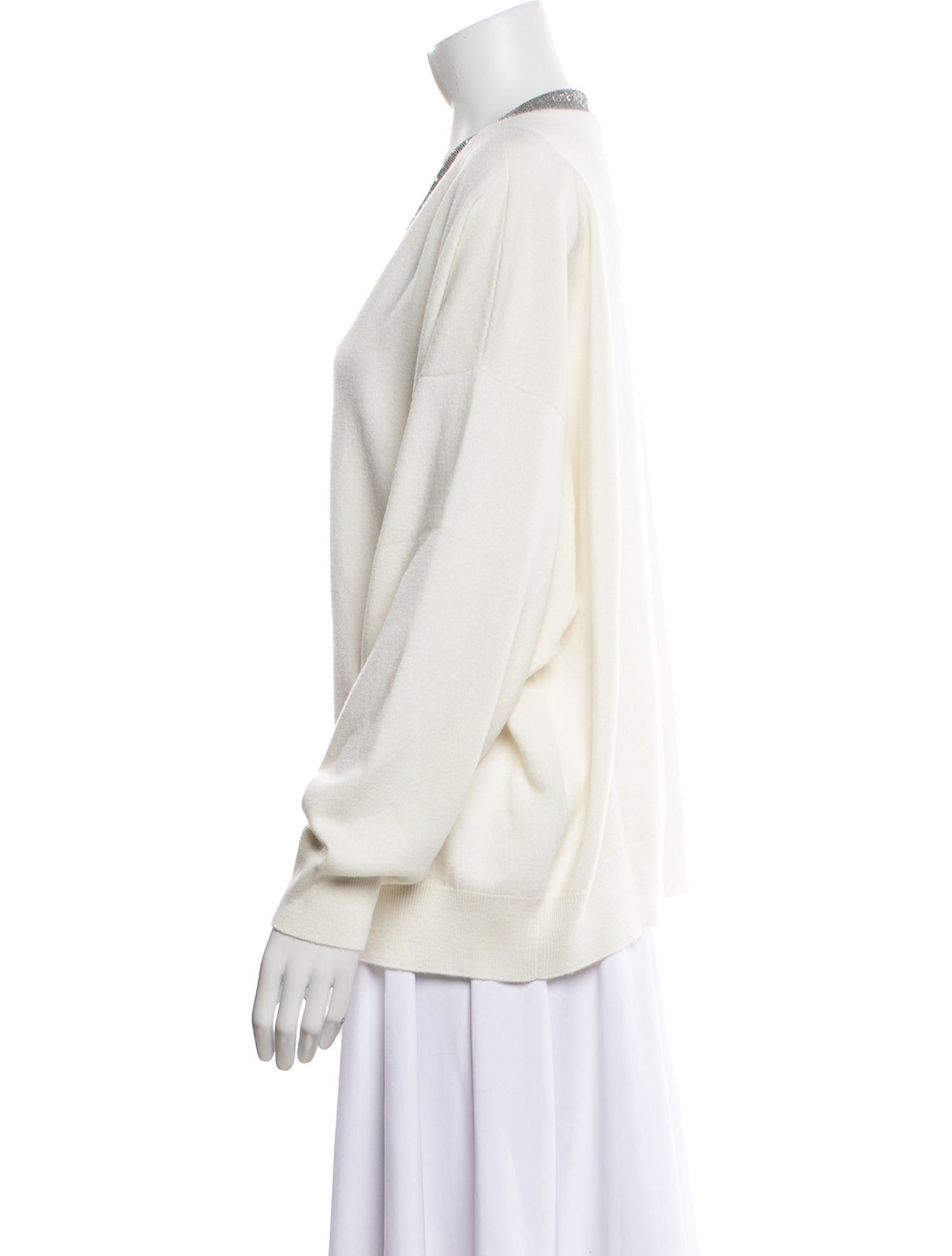 Brunello Cucinelli Cashmere V-Neck Sweater w/ Tags