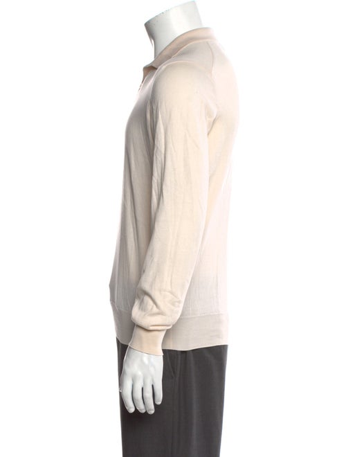 Brunello Cucinelli Collar Long Sleeve Polo Sweater