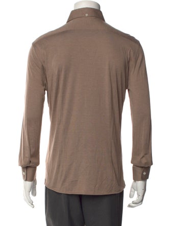 Brunello Cucinelli Silk Long Sleeve Shirt
