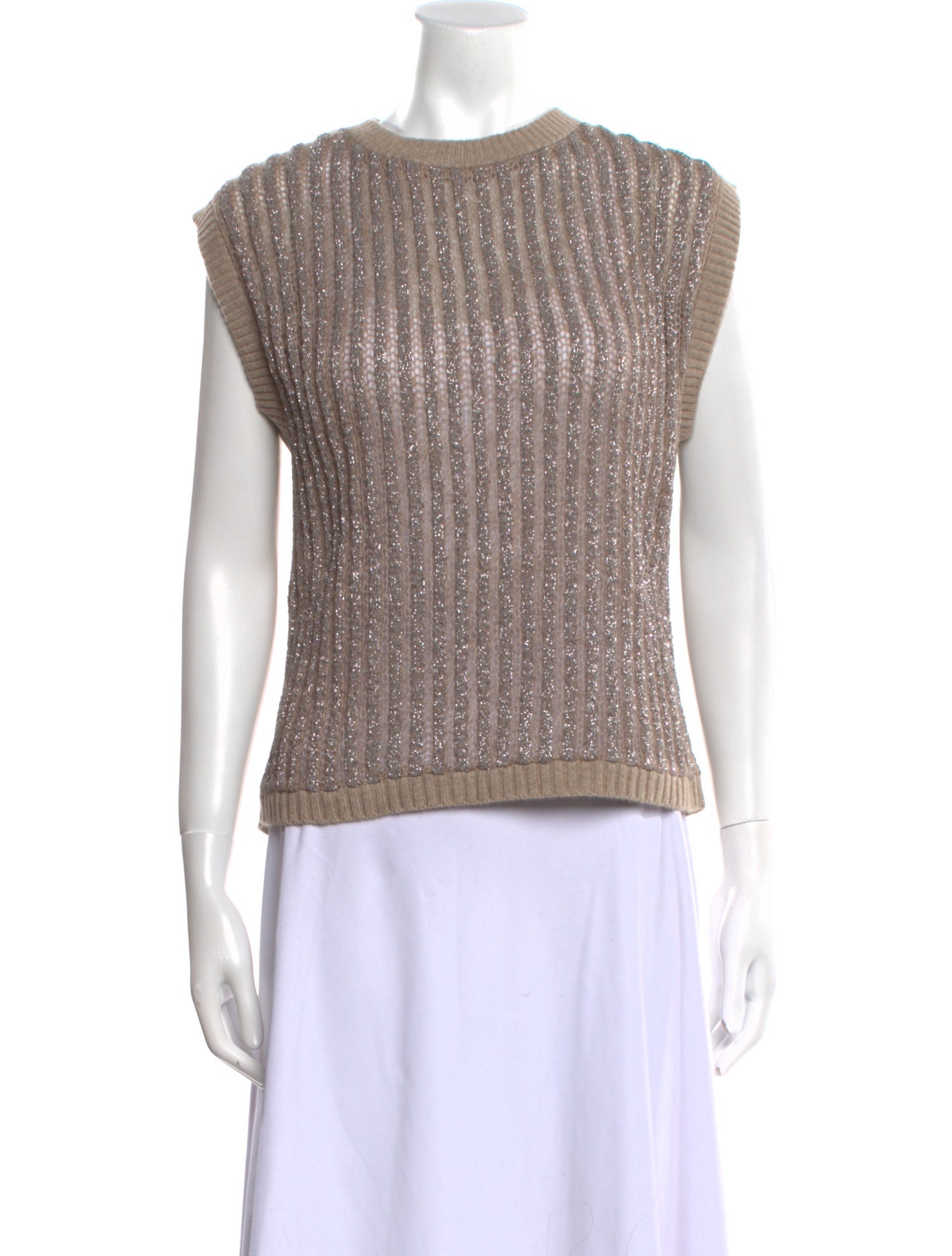 Brunello Cucinelli Mohair Scoop Neck Sweater w/ Tags