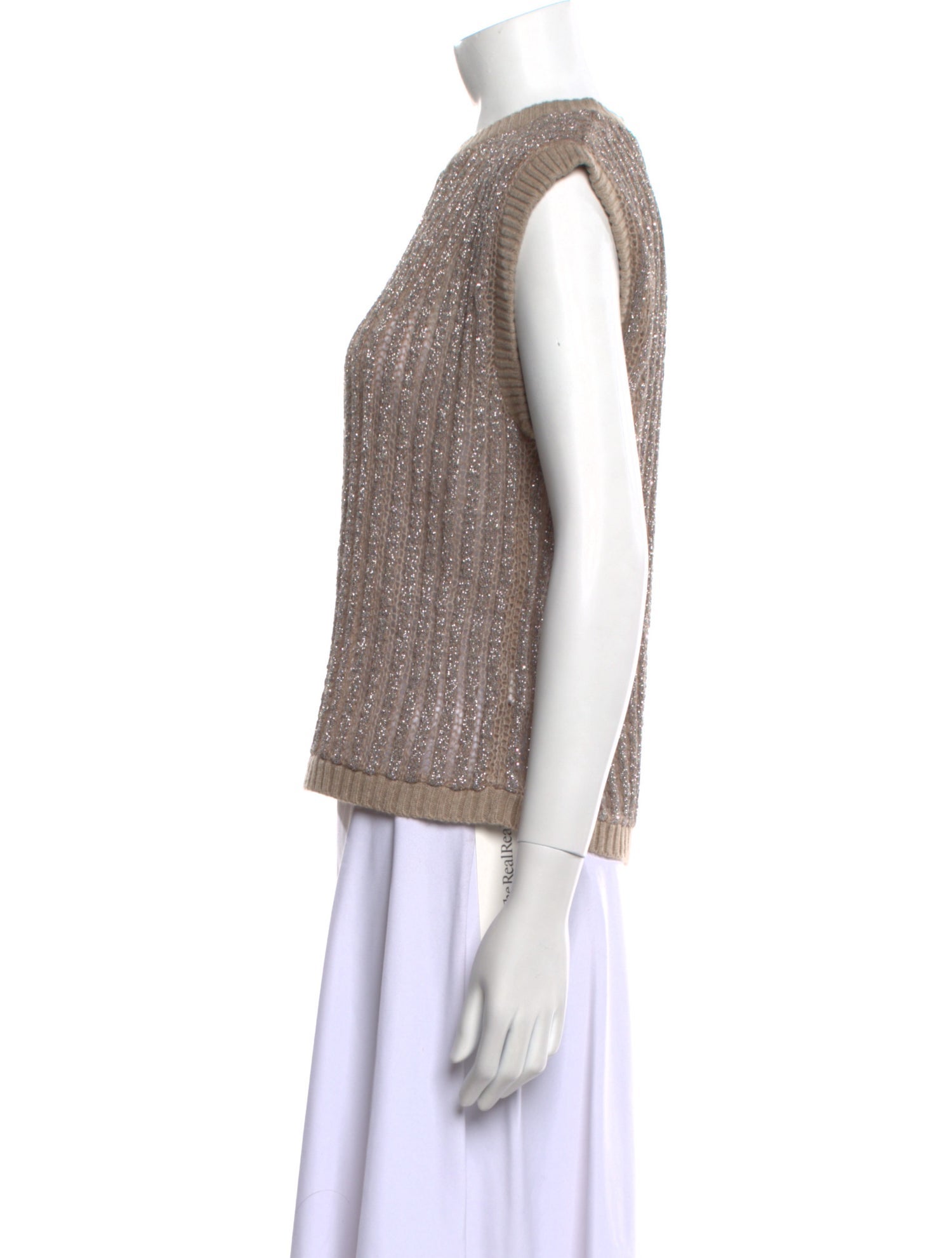 Brunello Cucinelli Mohair Scoop Neck Sweater w/ Tags
