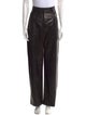 Brunello Cucinelli Leather Wide Leg Pants