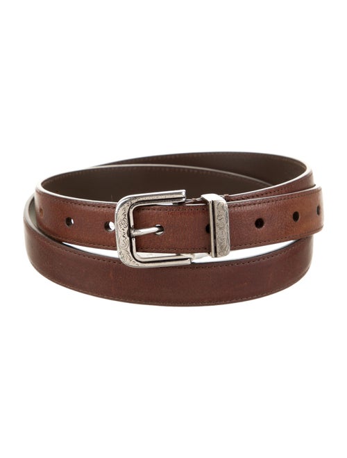 Brunello Cucinelli Skinny Leather Belt