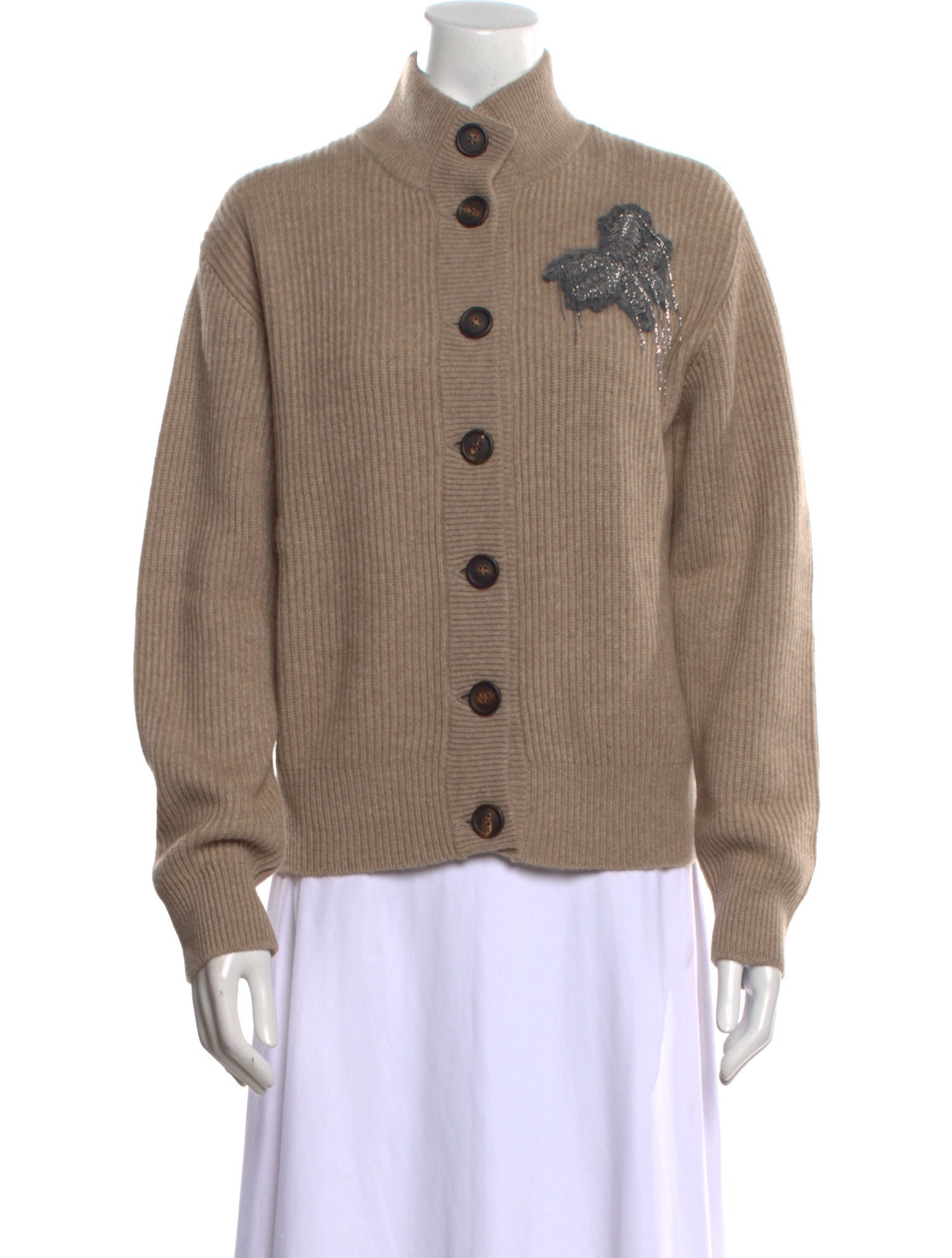 Brunello Cucinelli Cashmere Mock Neck Sweater