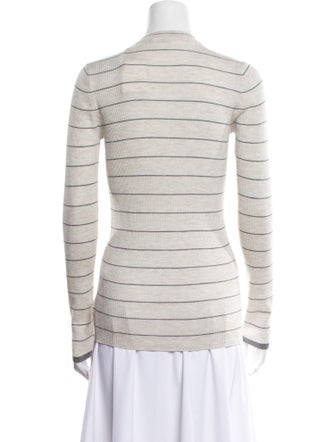 Brunello Cucinelli Virgin Wool Striped Sweater