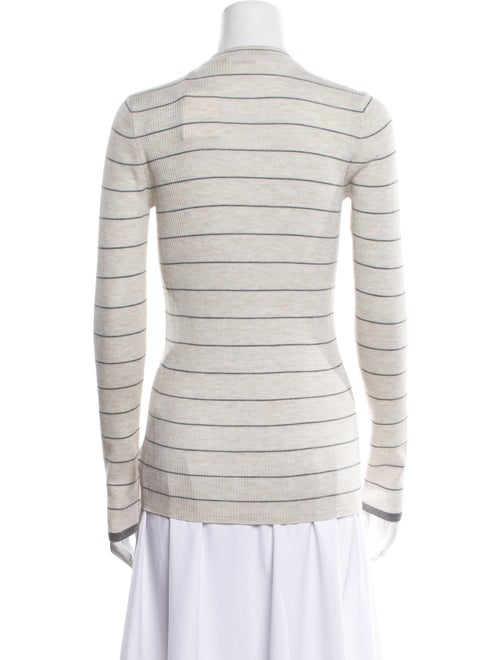 Brunello Cucinelli Virgin Wool Striped Sweater